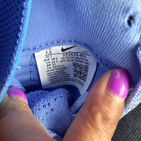 ⭐Nike ReactX Infinity Run 4 Royal Pulse Size 6 Men's Shoes Blue DR2670-403 New - Picture 10 of 10